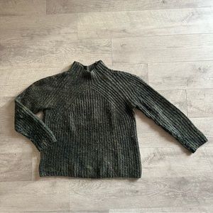 Vintage Wool Blend White Stag Sweater